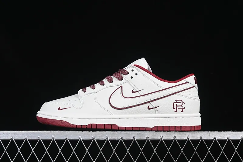 All categories Nk SB Dunk Series Nk SB Dunk Low High-end customized low-top sneakers Reigning Champ x Nk SB Dunk Low joint three hooks beige color low-top casual sports skateboard shoes RC3085-895